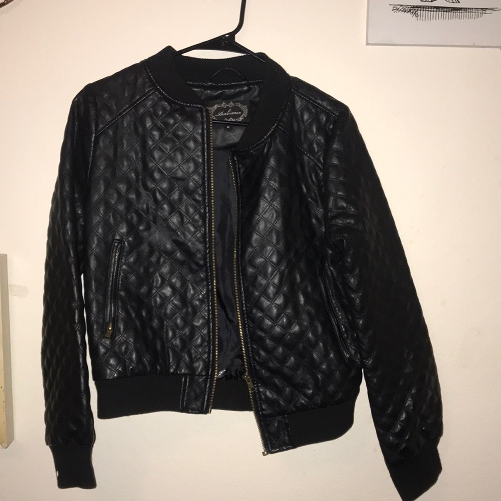 Leather jacket
